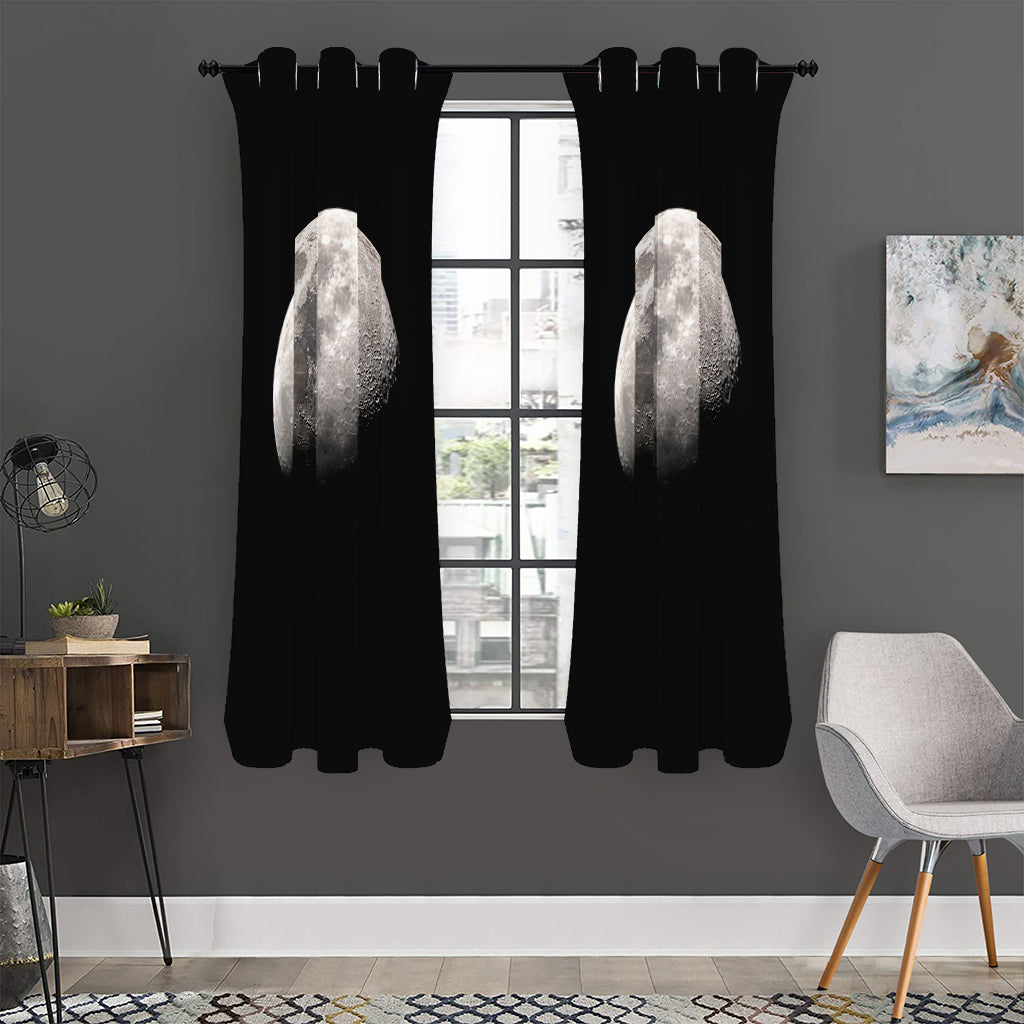 Half Moon Print Curtain