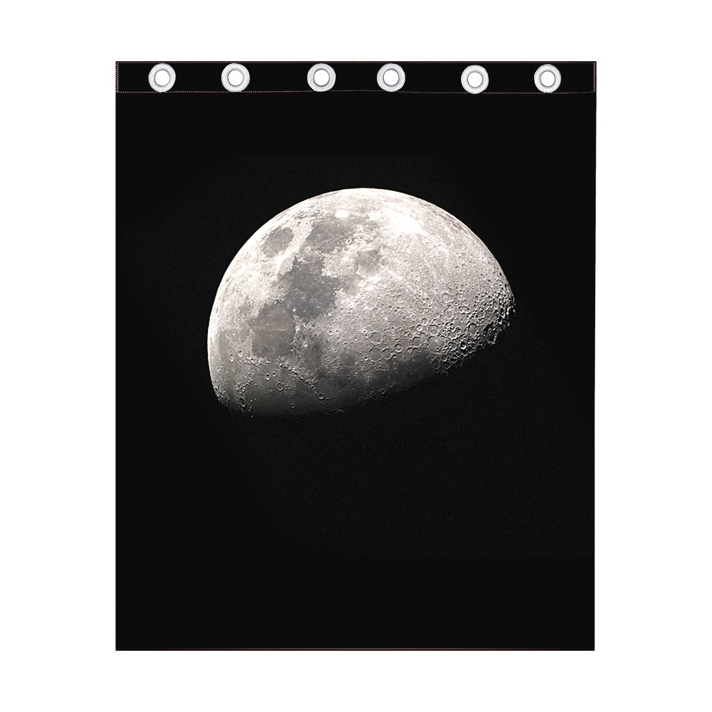 Half Moon Print Curtain
