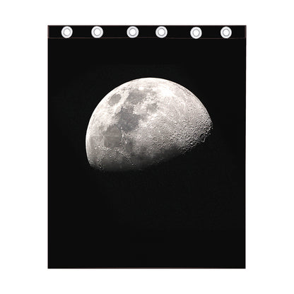Half Moon Print Curtain