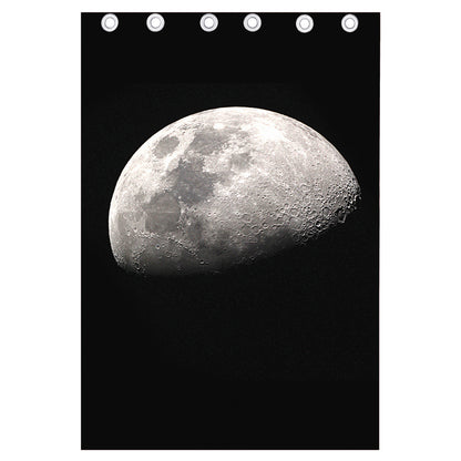 Half Moon Print Curtain