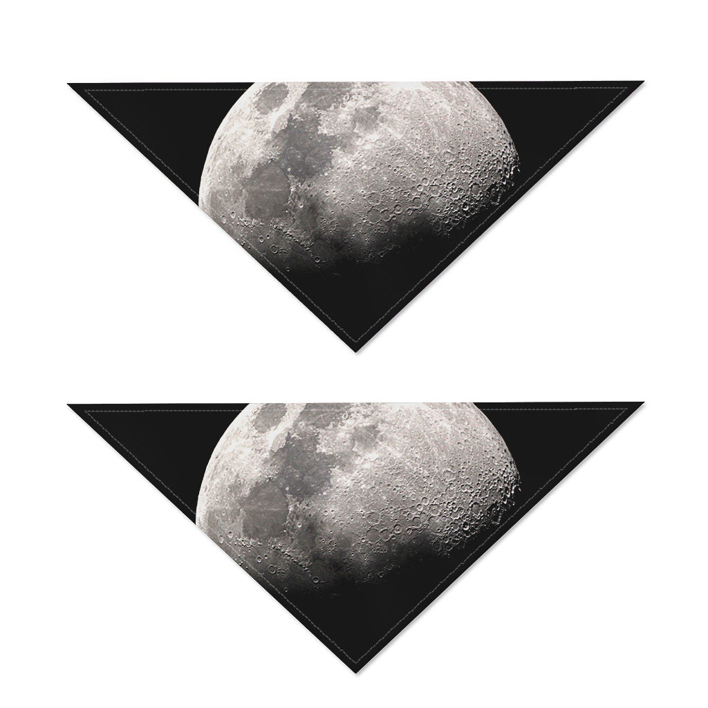 Half Moon Print Dog Bandana