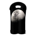 Half Moon Print Double Neoprene Wine Tote