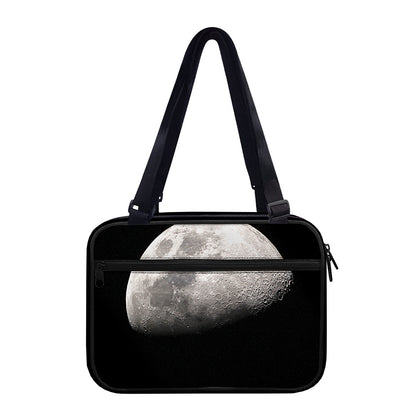 Half Moon Print Double Strap Bible Bag