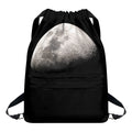 Half Moon Print Drawstring Backpack