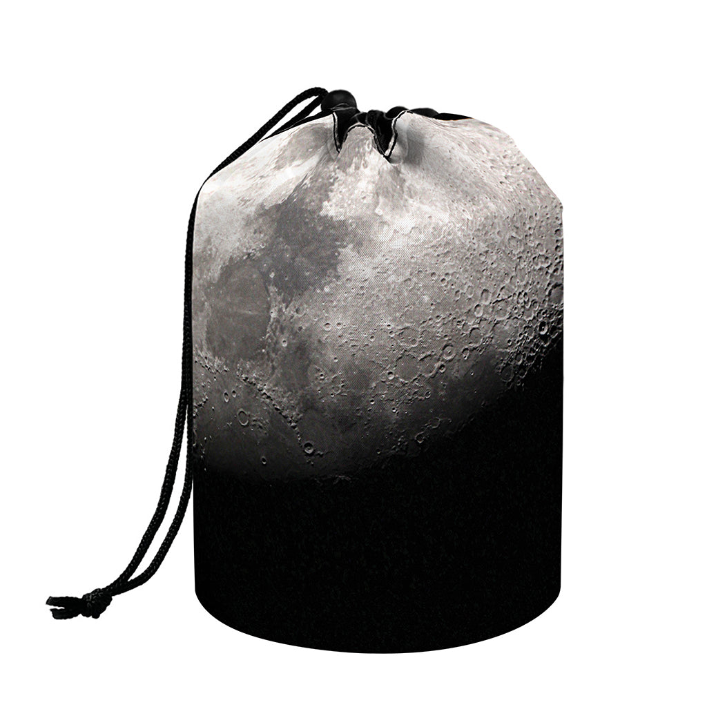 Half Moon Print Drawstring Makeup Bag