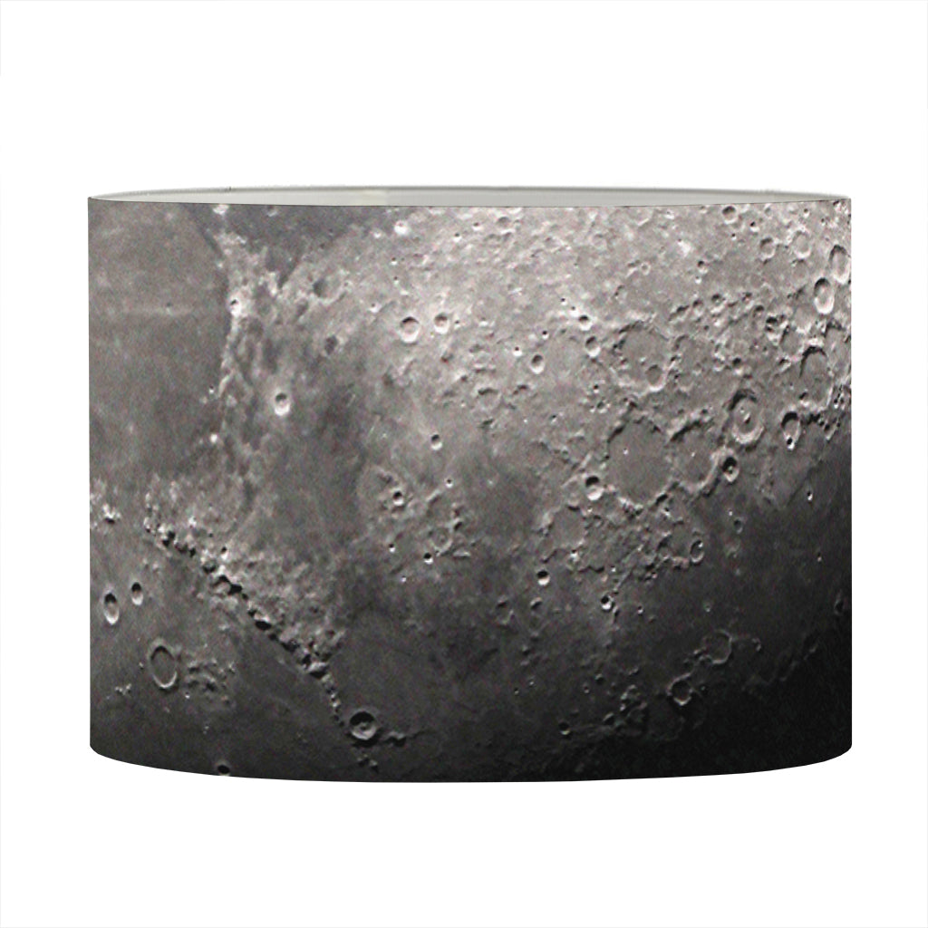 Half Moon Print Drum Lamp Shade