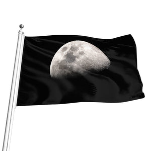 Half Moon Print Flag