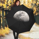 Half Moon Print Foldable Umbrella