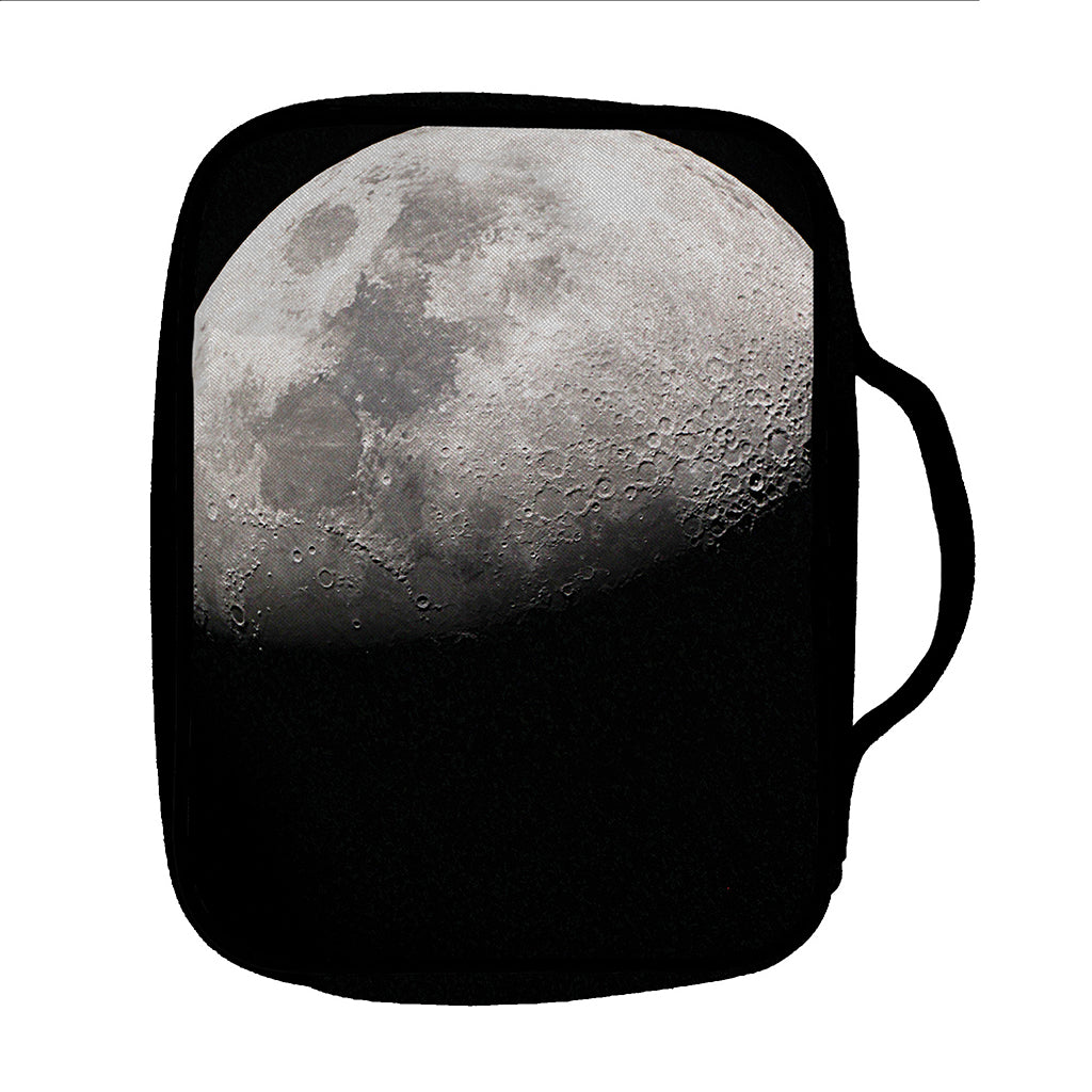 Half Moon Print Front Pocket Bible Bag