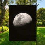 Half Moon Print Garden Flag