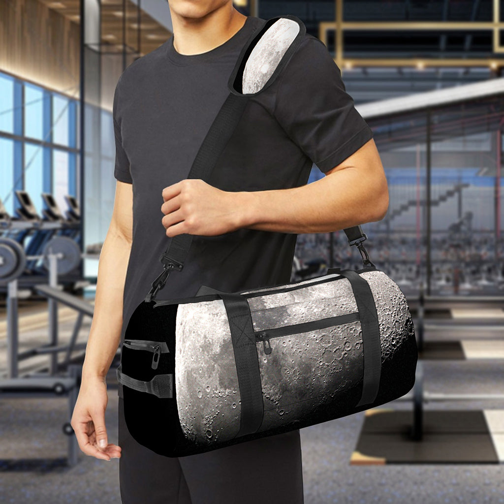 Half Moon Print Gym Bag