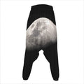 Half Moon Print Hammer Pants