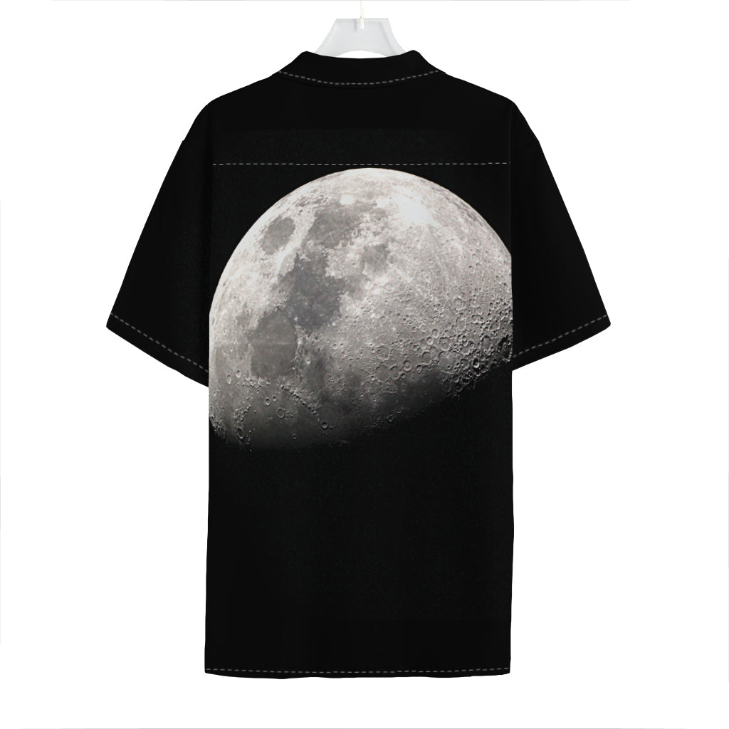 Half Moon Print Hawaiian Shirt