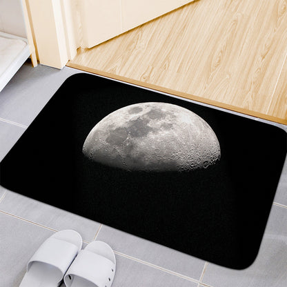 Half Moon Print Indoor Door Mat