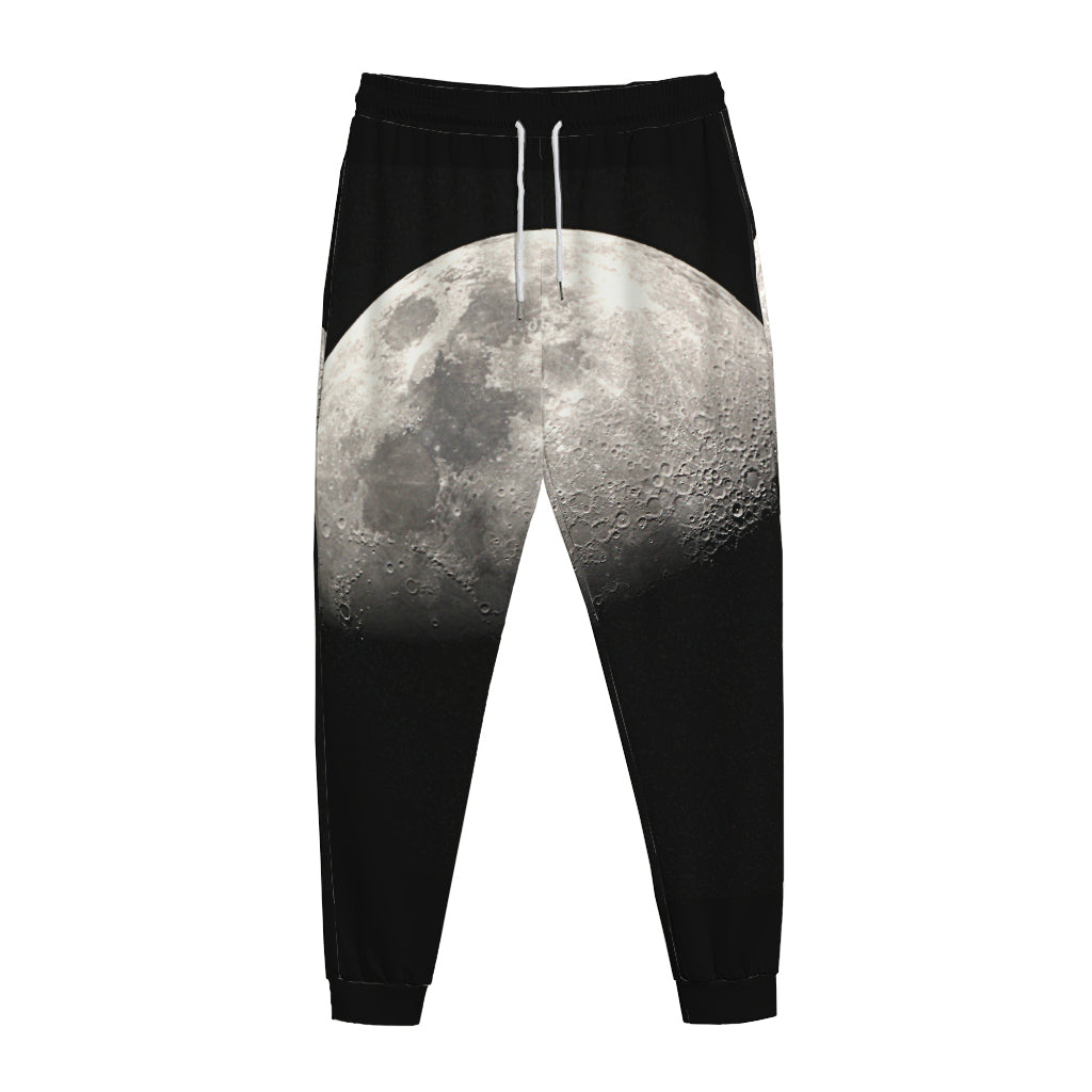 Half Moon Print Jogger Pants