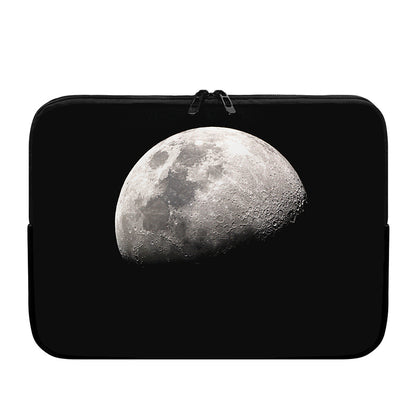 Half Moon Print Laptop Sleeve