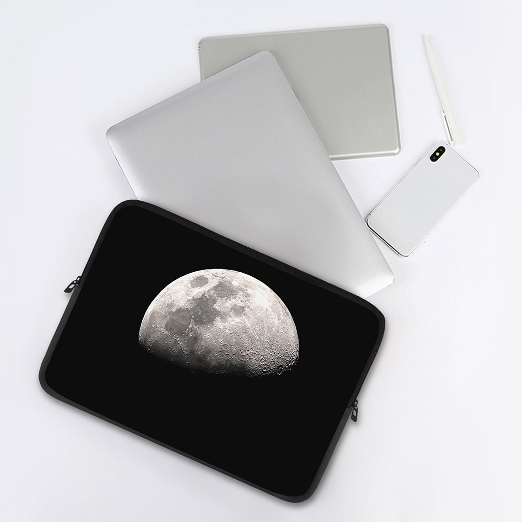 Half Moon Print Laptop Sleeve