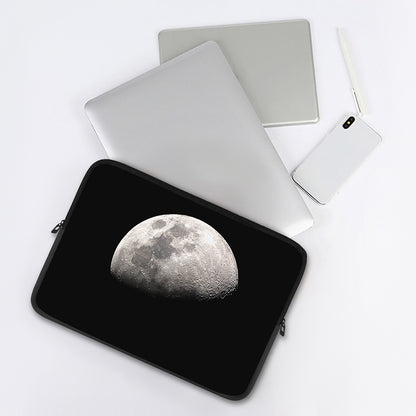 Half Moon Print Laptop Sleeve