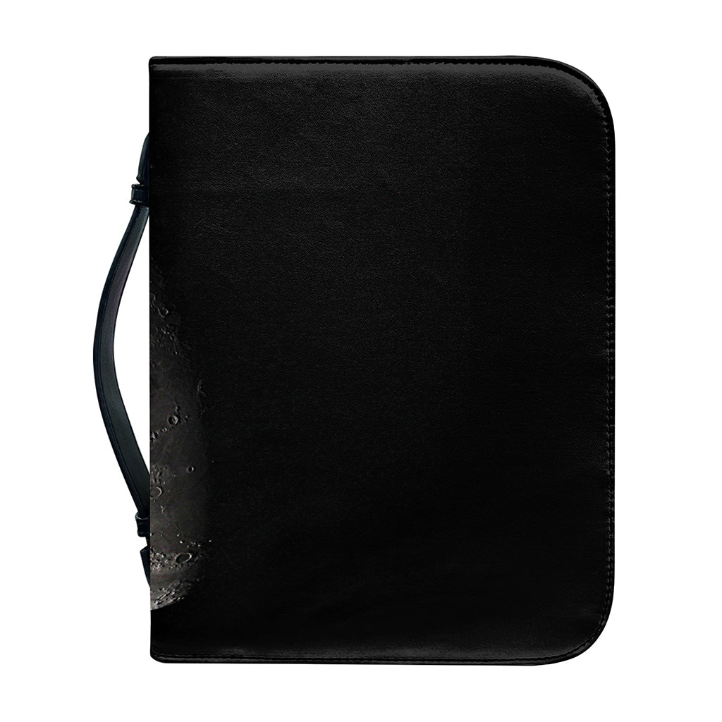 Half Moon Print Leather Bible Cover