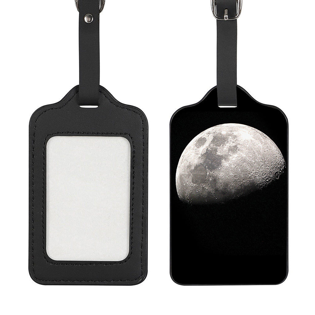 Half Moon Print Luggage Tag
