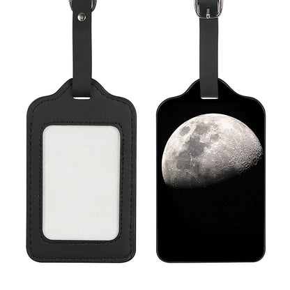 Half Moon Print Luggage Tag