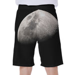 Half Moon Print Men's Beach Shorts