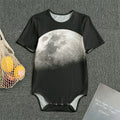 Half Moon Print Men's Bodysuit