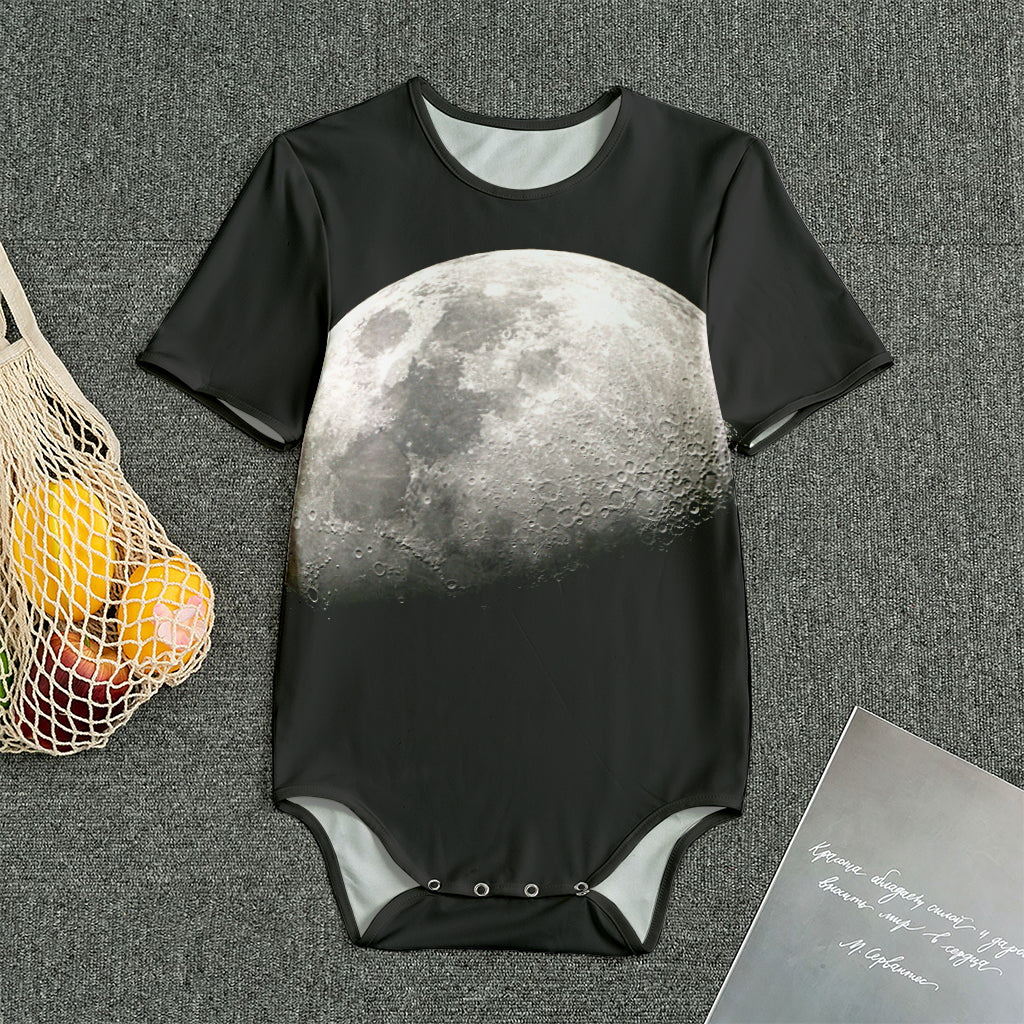 Half Moon Print Men's Bodysuit