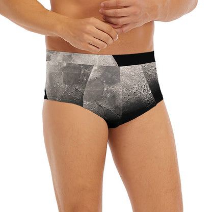 Half Moon Print Men's Briefs