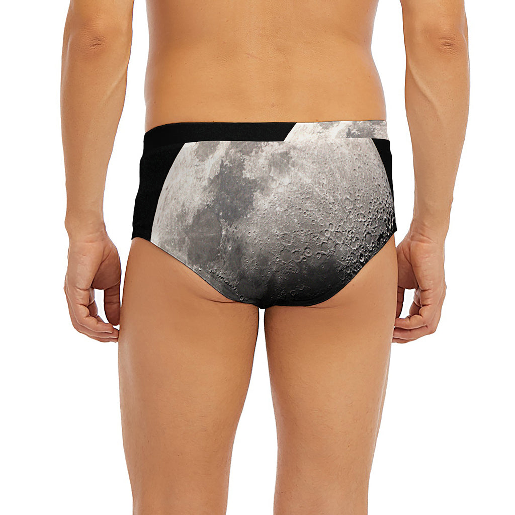 Half Moon Print Men's Briefs