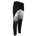 Half Moon Print Men's Compression Pants