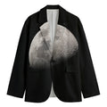 Half Moon Print Men's Cotton Blazer