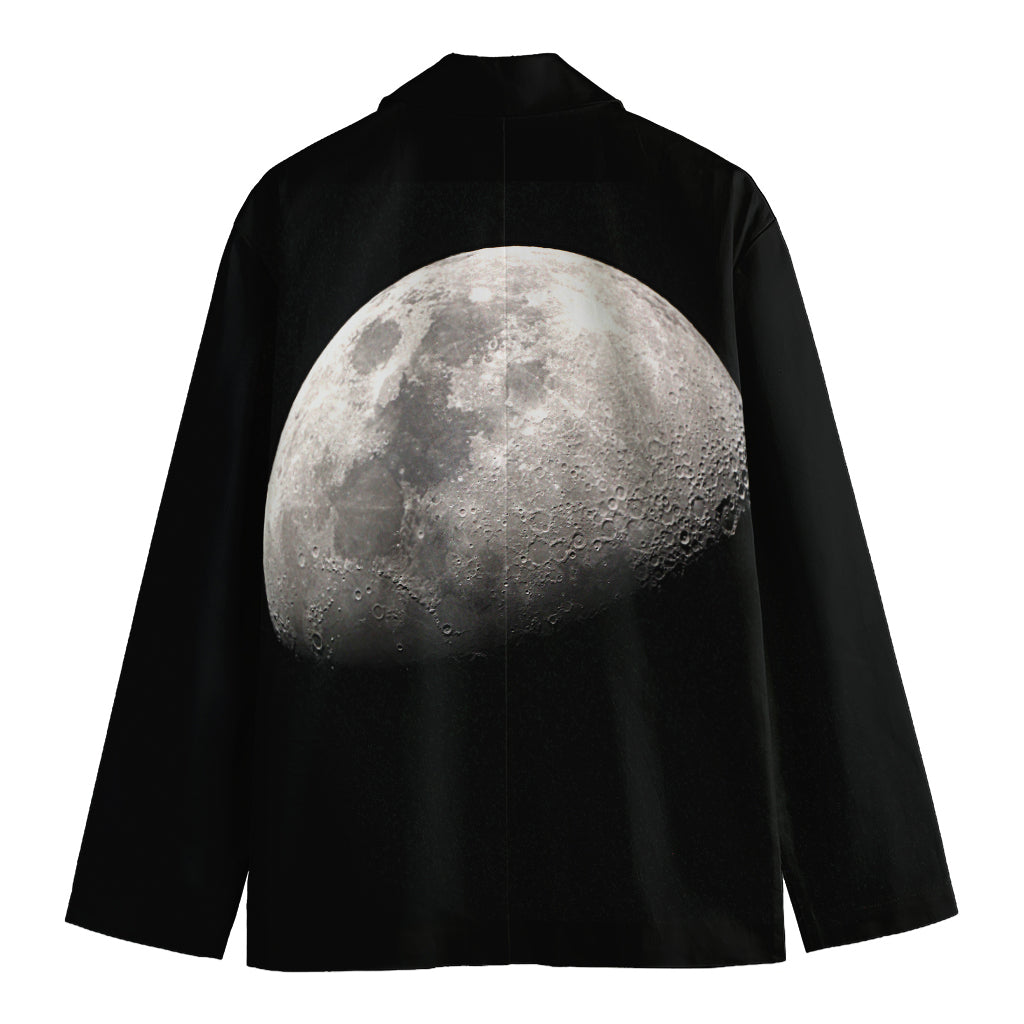 Half Moon Print Men's Cotton Blazer
