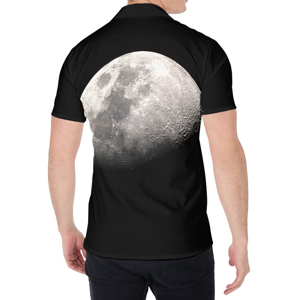 Half Moon Print Men's Shirt