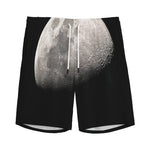Half Moon Print Men's Sports Shorts