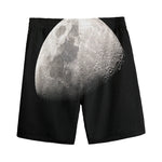 Half Moon Print Men's Sports Shorts