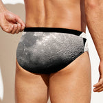 Half Moon Print Men's Swim Briefs