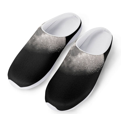Half Moon Print Mesh Casual Shoes