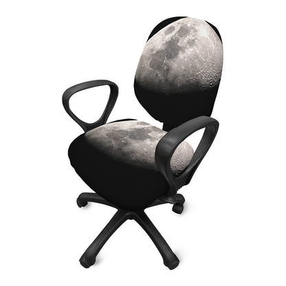 Half Moon Print Office Chair Cover