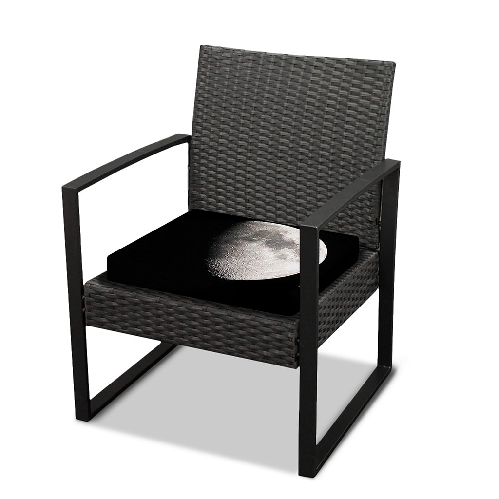 Half Moon Print Outdoor Seat Cushion Cover