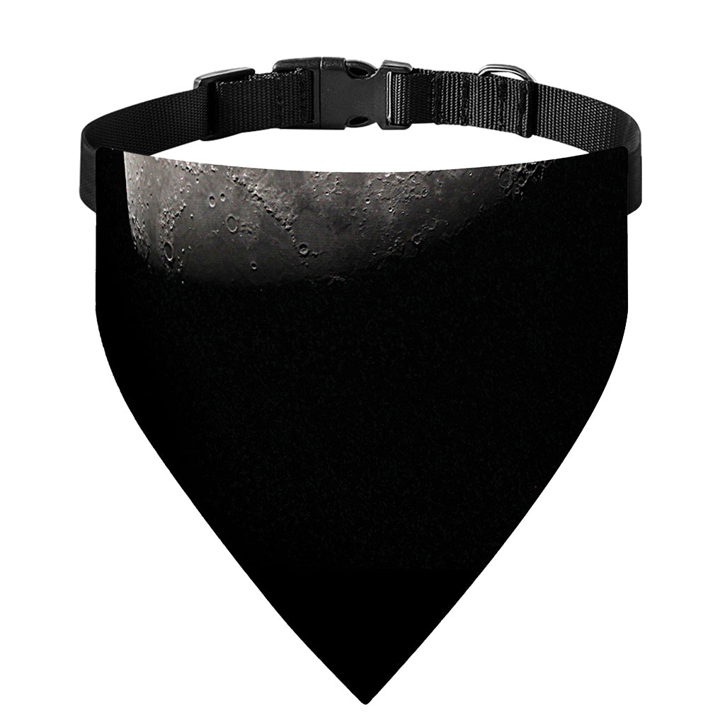 Half Moon Print Over The Collar Dog Bandana