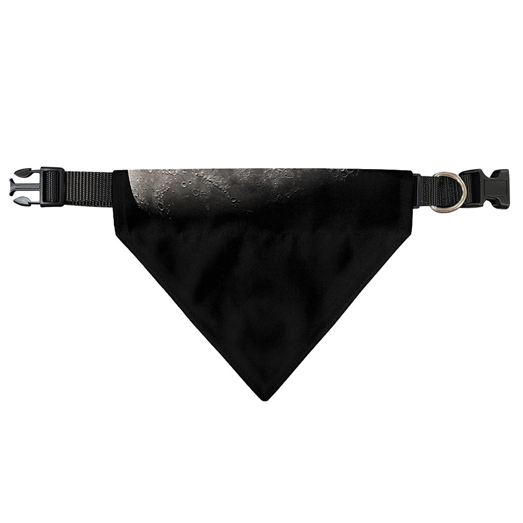 Half Moon Print Over The Collar Dog Bandana