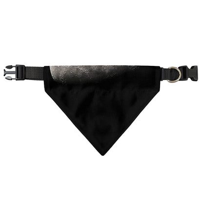 Half Moon Print Over The Collar Dog Bandana