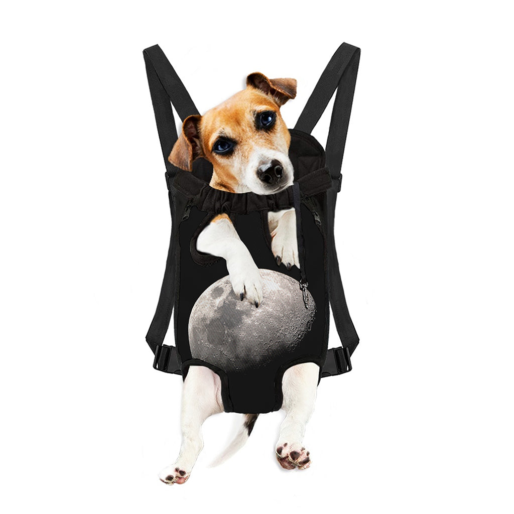 Half Moon Print Pet Carrier Backpack