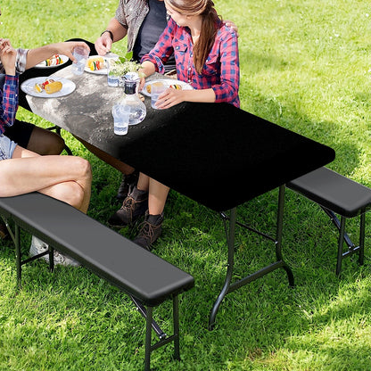 Half Moon Print Picnic Table Cover