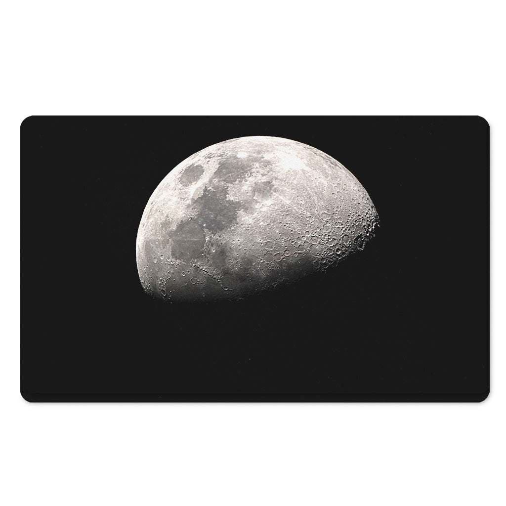 Half Moon Print Polyester Doormat