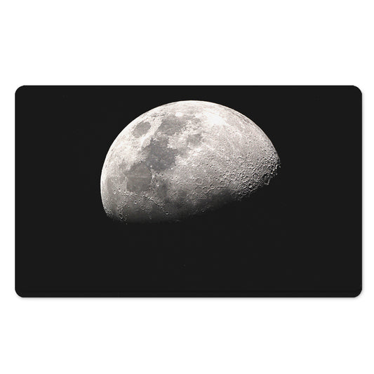 Half Moon Print Polyester Doormat