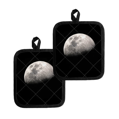Half Moon Print Pot Holders