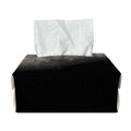 Half Moon Print Rectangle Tissue Box Cover