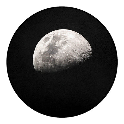 Half Moon Print Round Blanket